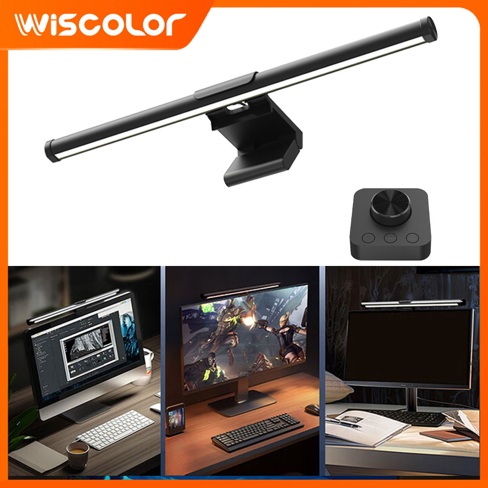 Desk Setup For Studying - Kurulum Karartma Monitörü Işık Çubuğu LED