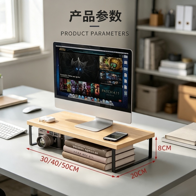 Desk Setup Riser - Yüksek Seviyeli Masaüstü Monitör Yükseltici Standı