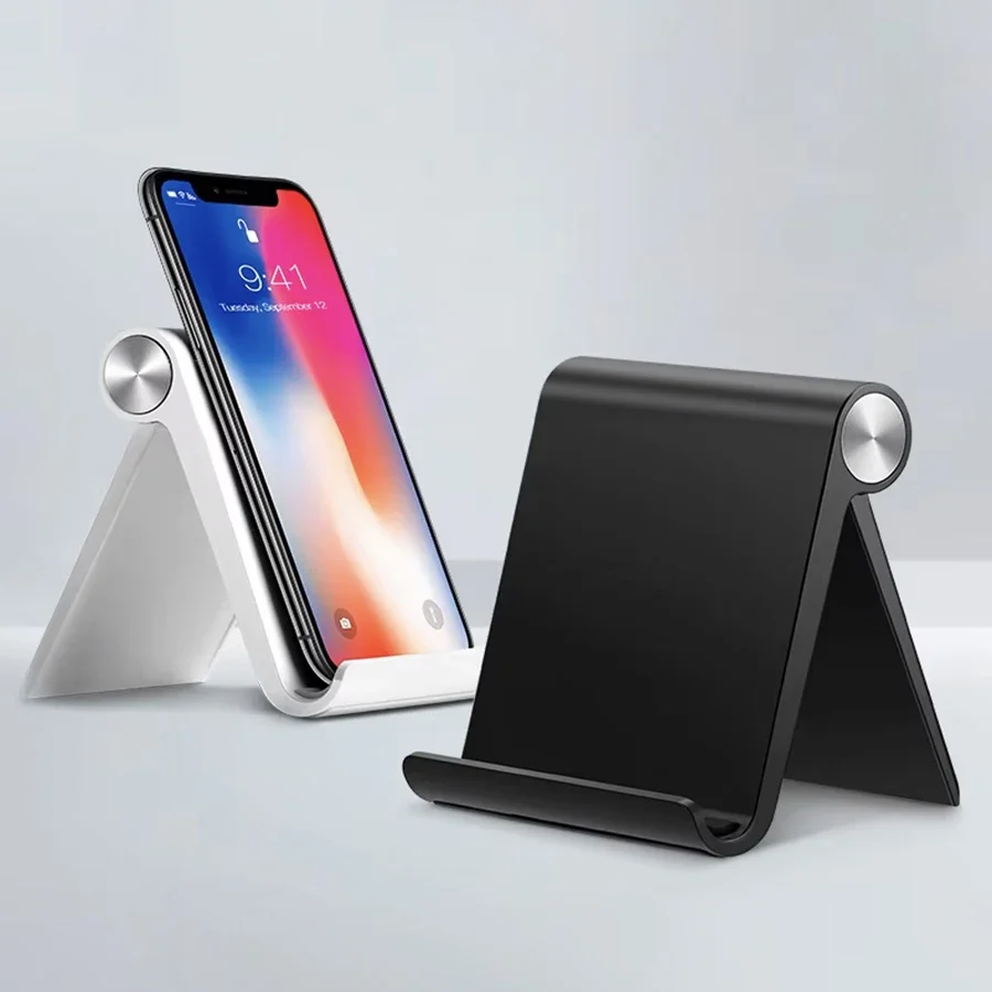 Dual Phone Holder - Ayarlanabilir Katlanabilir Telefon Tutucu Standı Taşınabilir