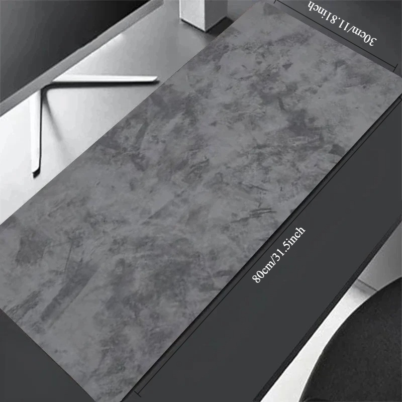 Desk Setup Laptop And Pc - CIFBUY Mermer Dokulu Oyun Mouse Pad'i