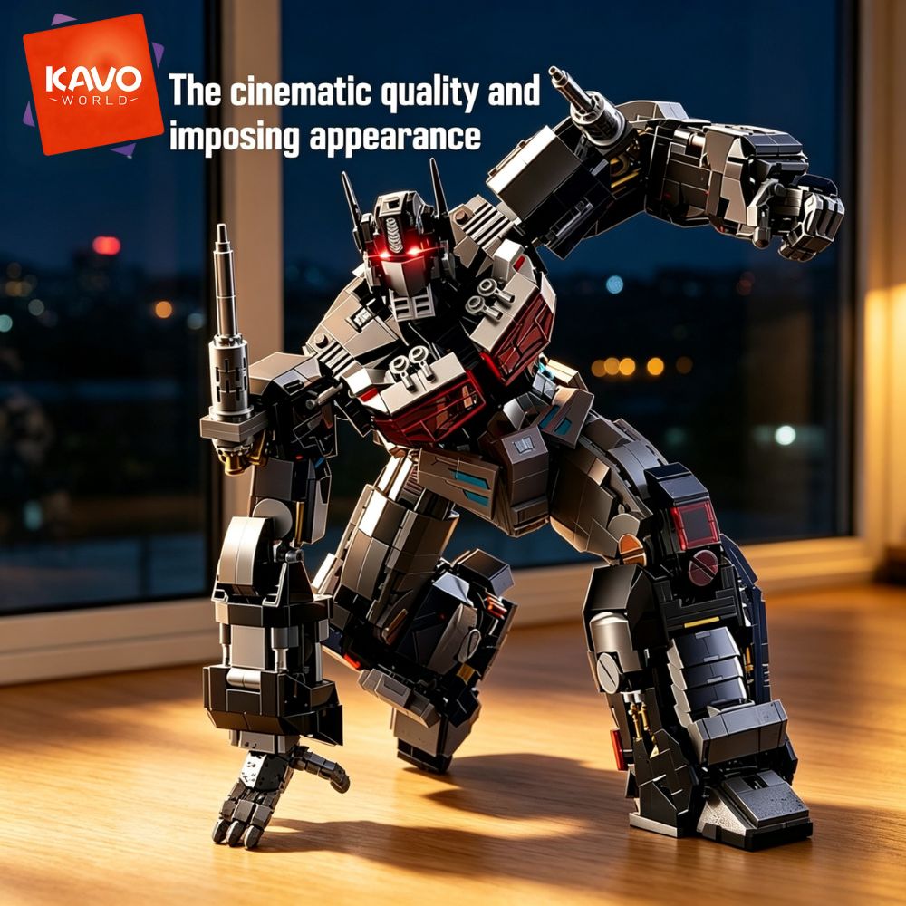 Desk Setup Small Room - KAVOWORLD 2045 parça Future Mecha Robot
