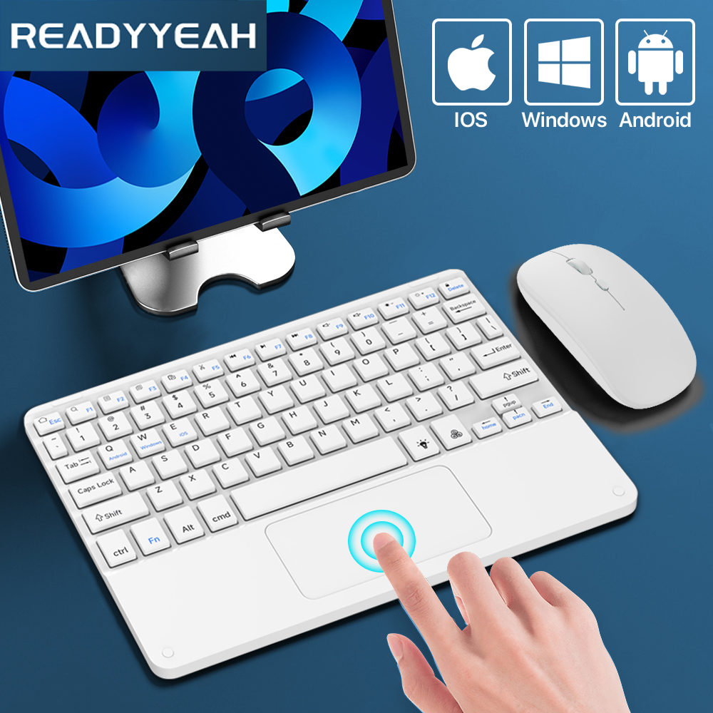 Desk Setup Ipad - IOS Android Windows için Touchpad kablosuz