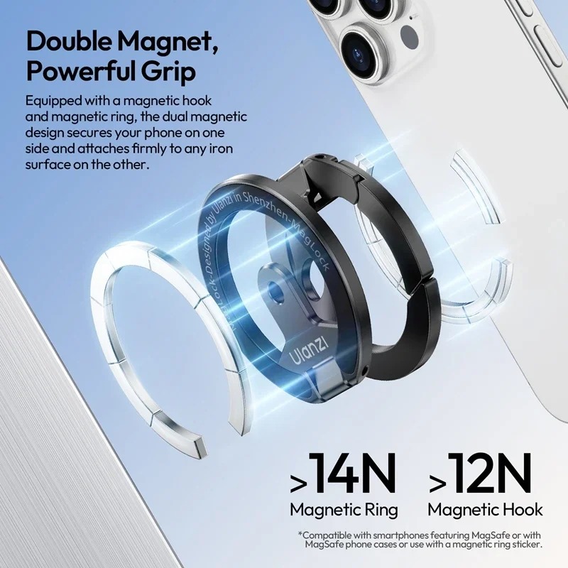 Orijinal Ulanzi MA02 MagLock Ç - Dual Phone Holder incelemesi ve fiyatı