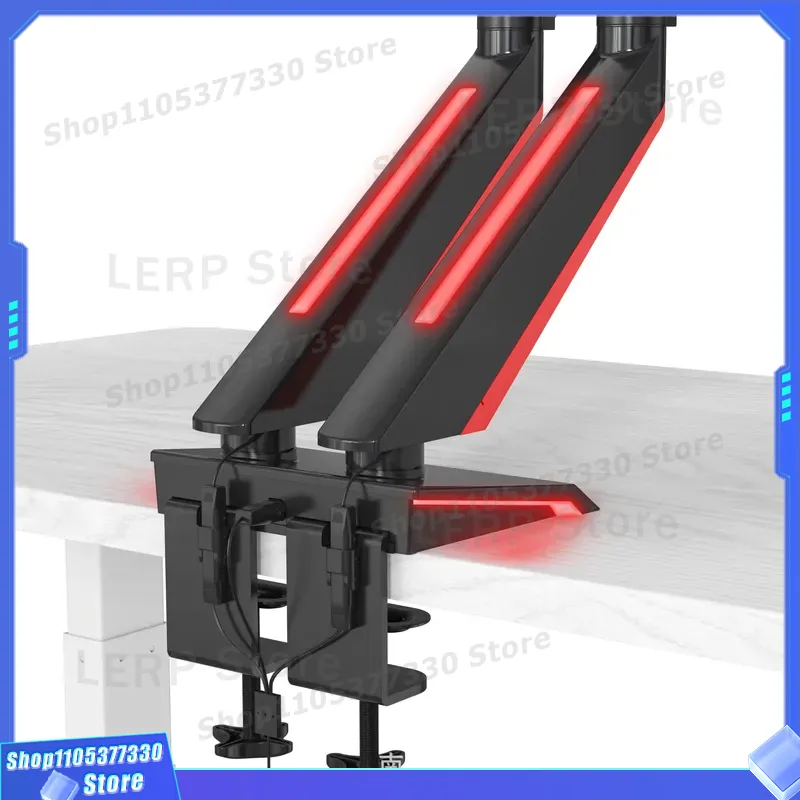 Alüminyum Çift Monitör Kolu 15 - Desk Setup With Monitor Arm incelemesi ve fiyatı