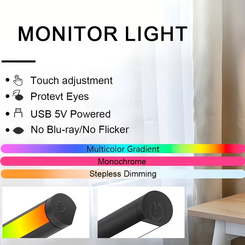 LED Monitör Işık Çubuğu 30cm 4 - Desk Setup Computer incelemesi ve fiyatı