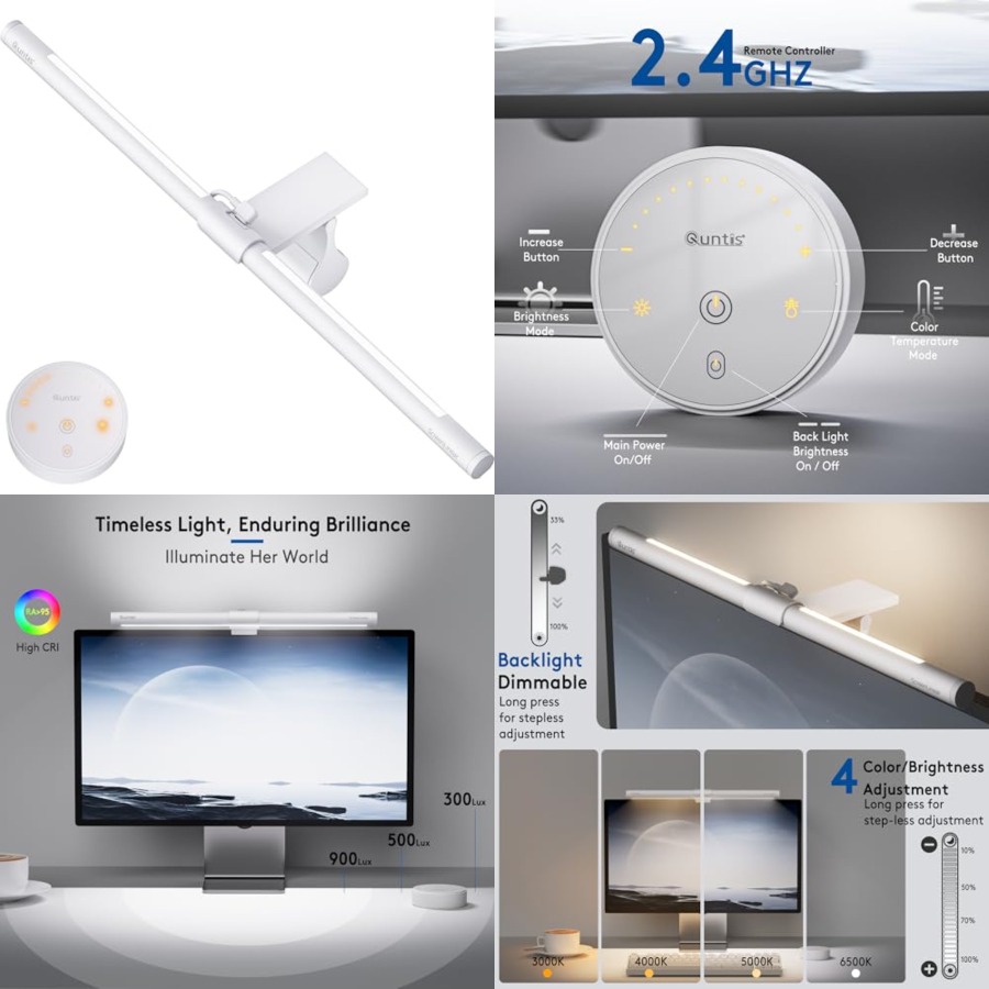 Uzaktan Kumandalı Monitör Işık - Desk Setup Computer incelemesi ve fiyatı
