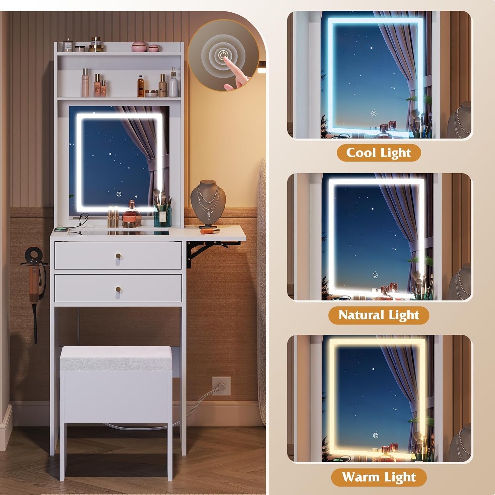 Işıklı Aynalı ve Ayarlanabilir - Desk Setup Small incelemesi ve fiyatı