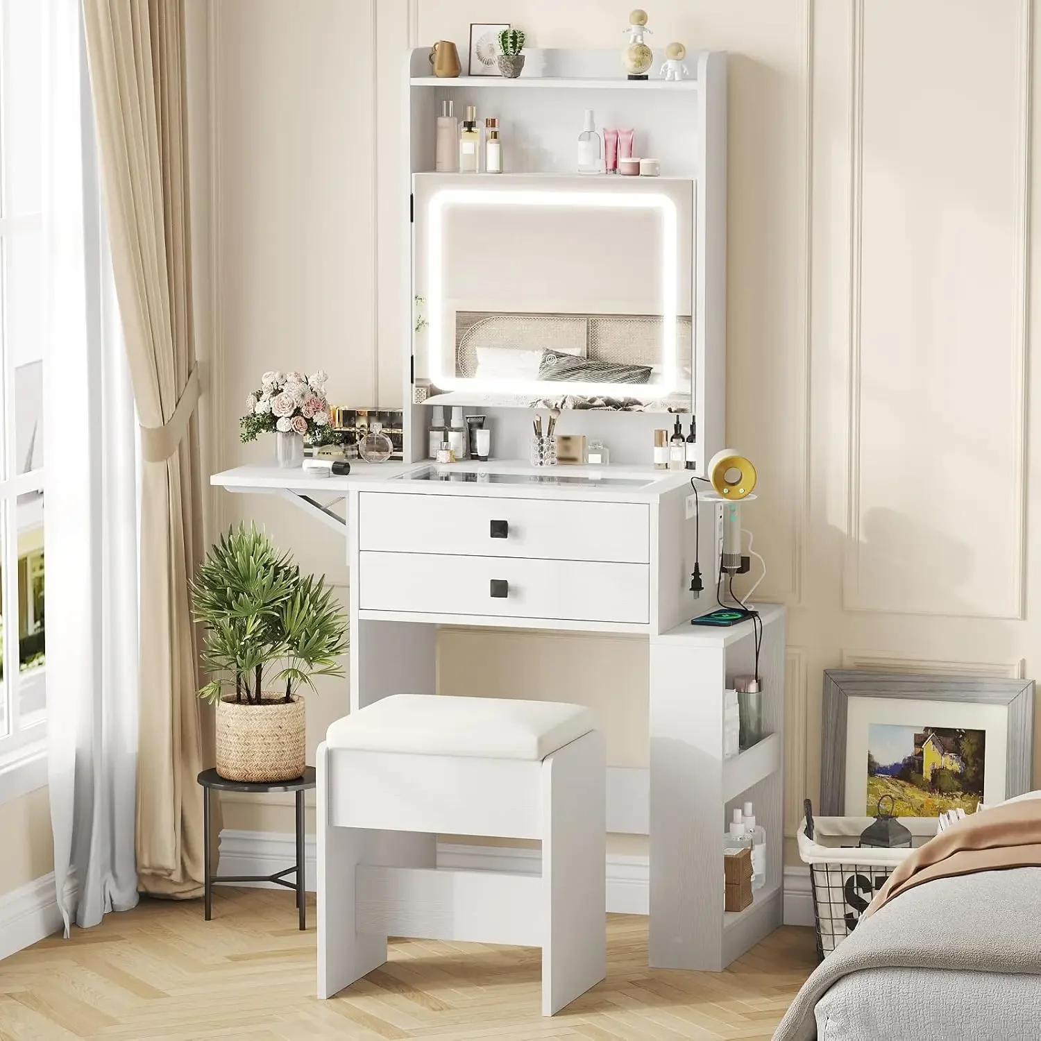 Üç Ayarlanabilir Işıklı Aynalı - Desk Setup Small incelemesi ve fiyatı