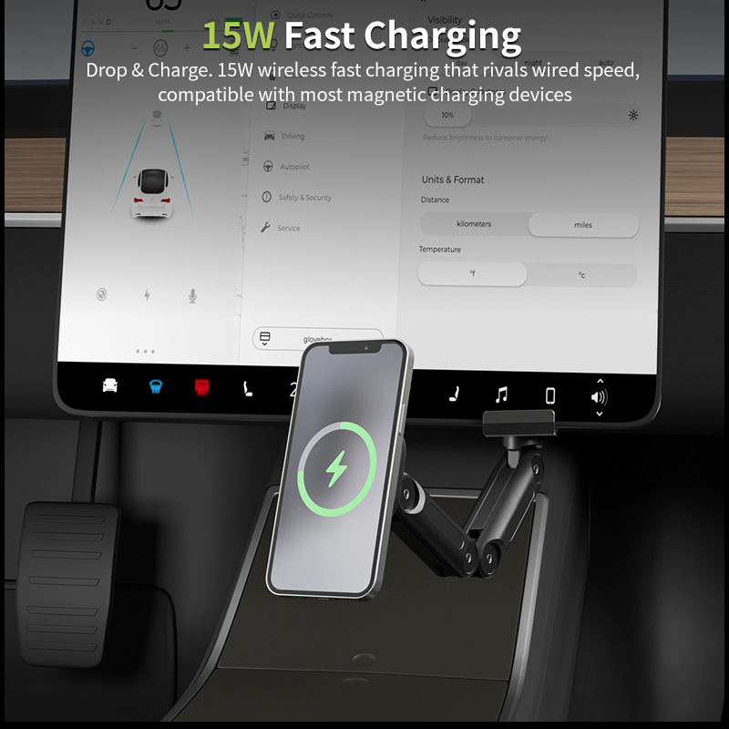 Tesla Model 3/Model Y için kat - Dual Phone Holder incelemesi ve fiyatı