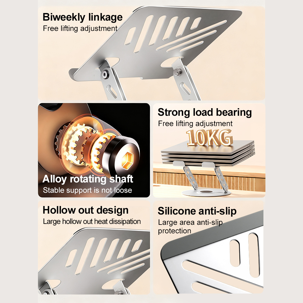 360 °   Döner Laptop Standı Ay - Desk Setup Riser incelemesi ve fiyatı