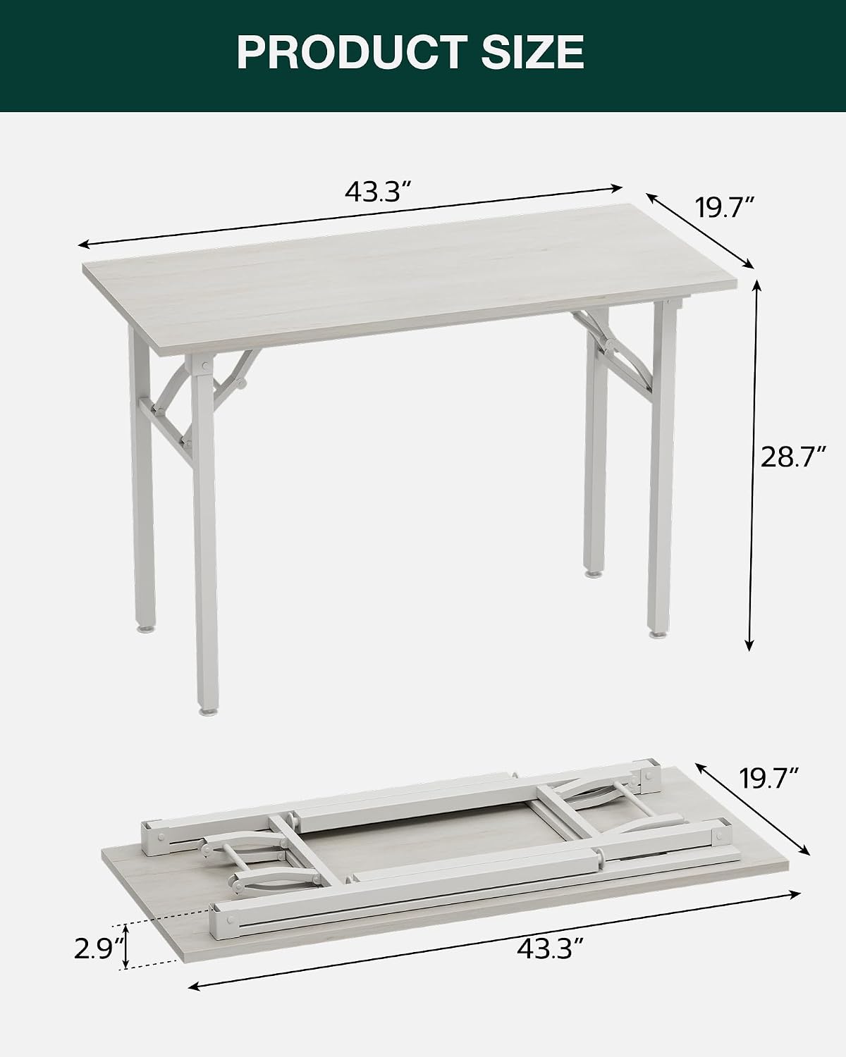 Frylr Küçük Katlanabilir Bilgi - Desk Setup For 2 Laptops incelemesi ve fiyatı