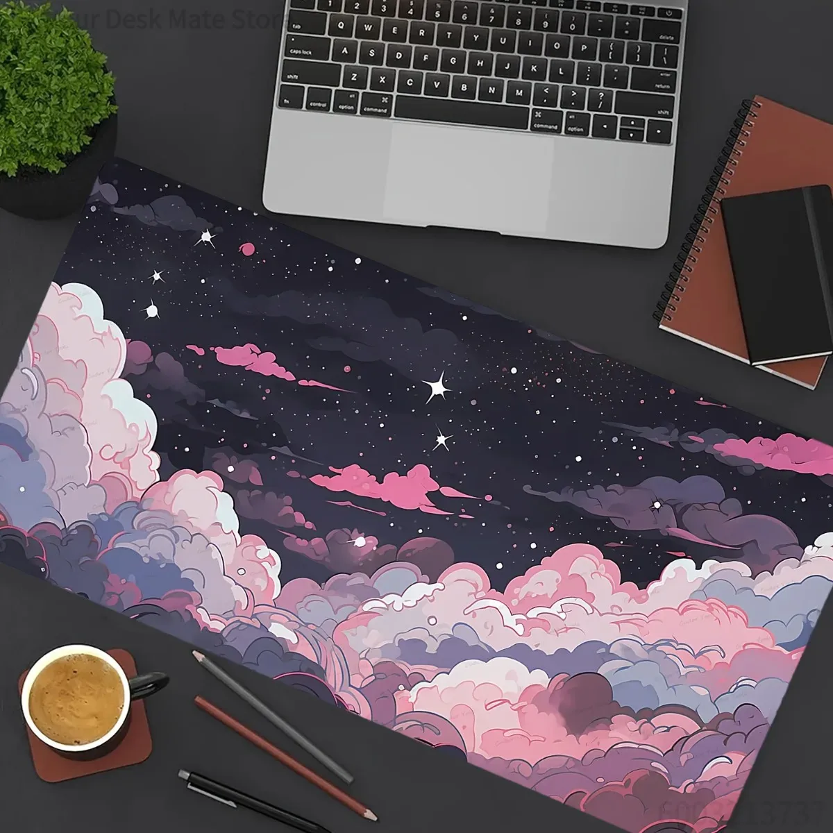 Sevimli Pembe Mor Anime Kauçuk - Desk Setup Laptop And Pc incelemesi ve fiyatı