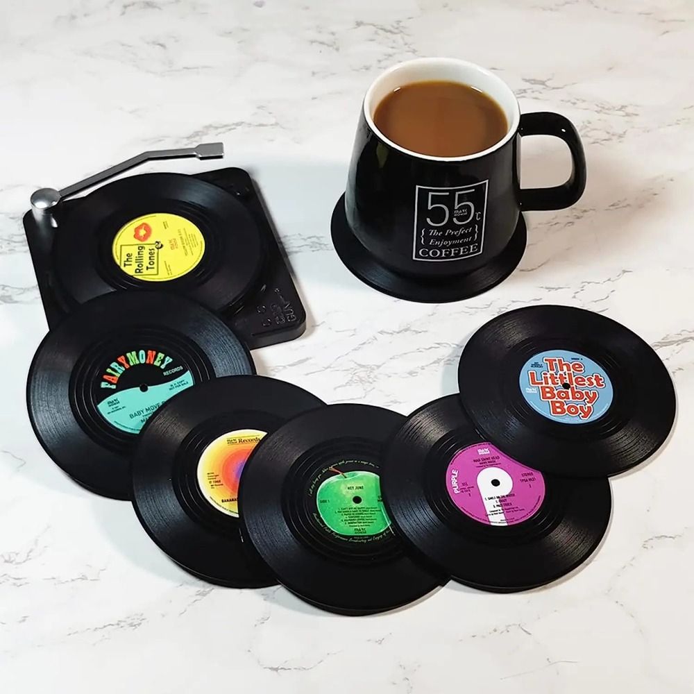 2/4/6 adet Retro vinil kayıt f - Desk Setup Retro incelemesi ve fiyatı