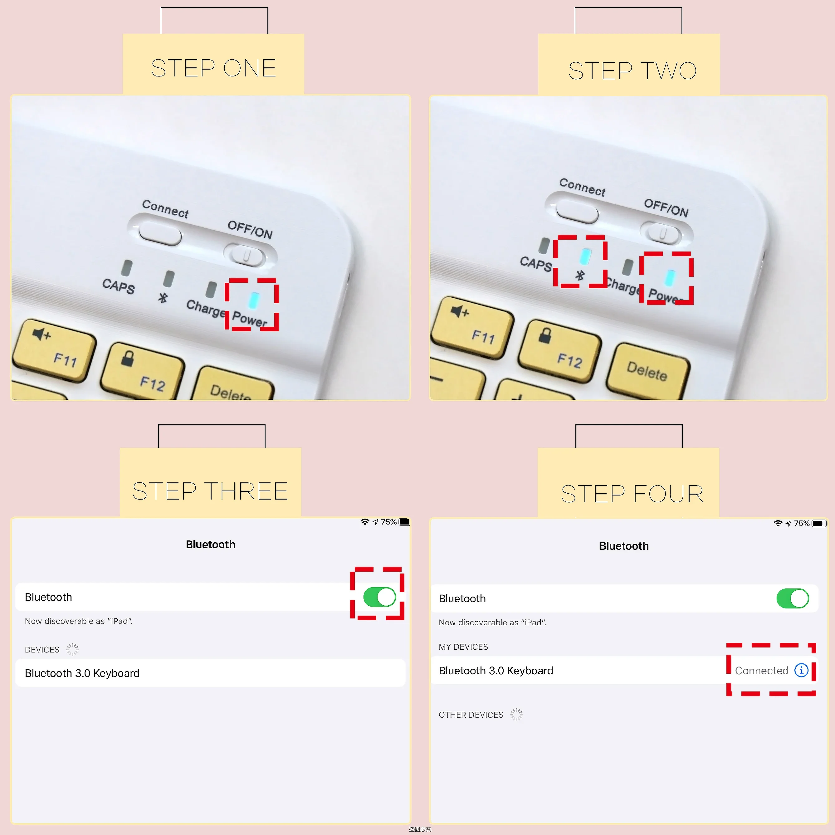 Renkli Şeker Bluetooth Klavye  - Desk Setup Ipad incelemesi ve fiyatı