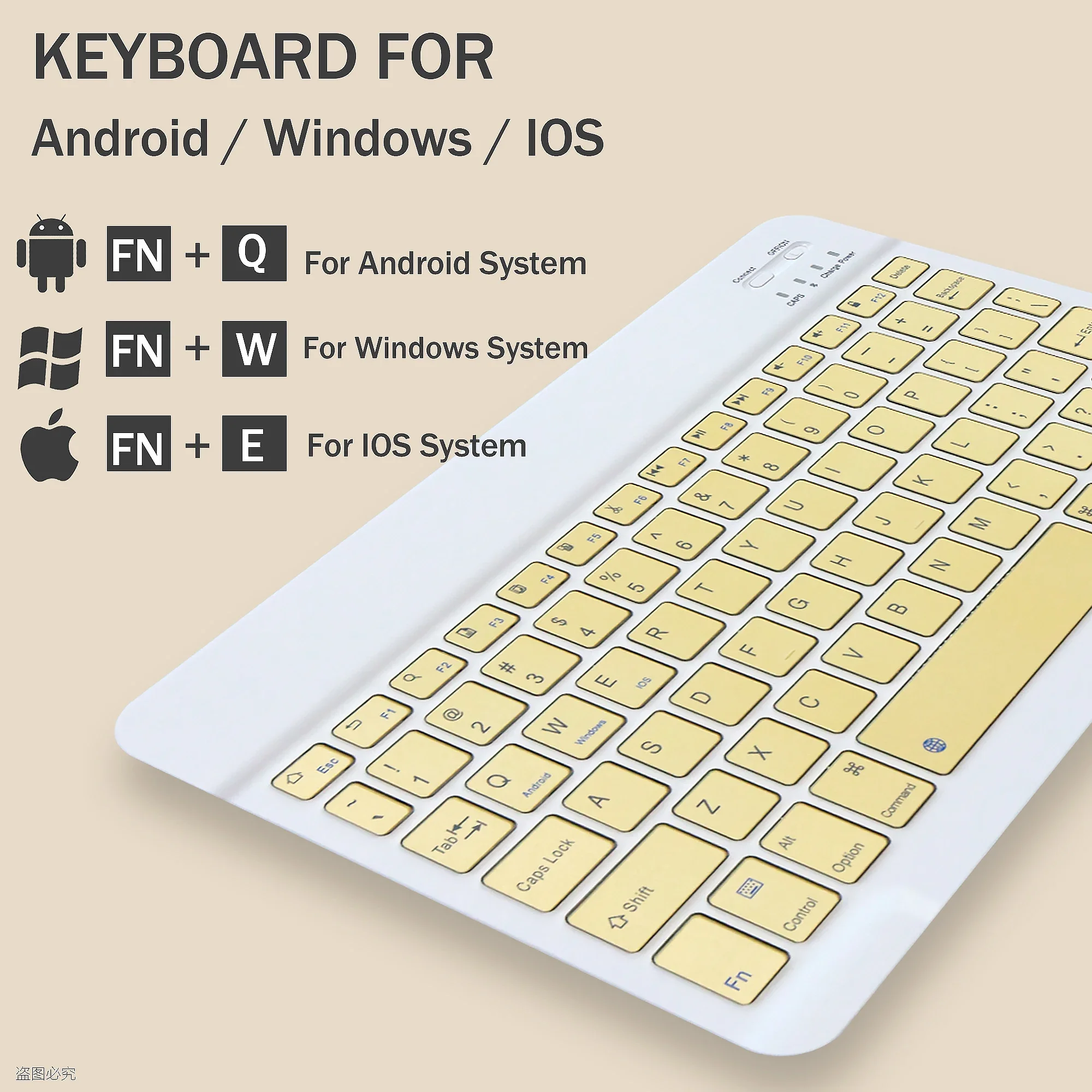 Renkli Şeker Bluetooth Klavye  - Desk Setup Ipad incelemesi ve fiyatı