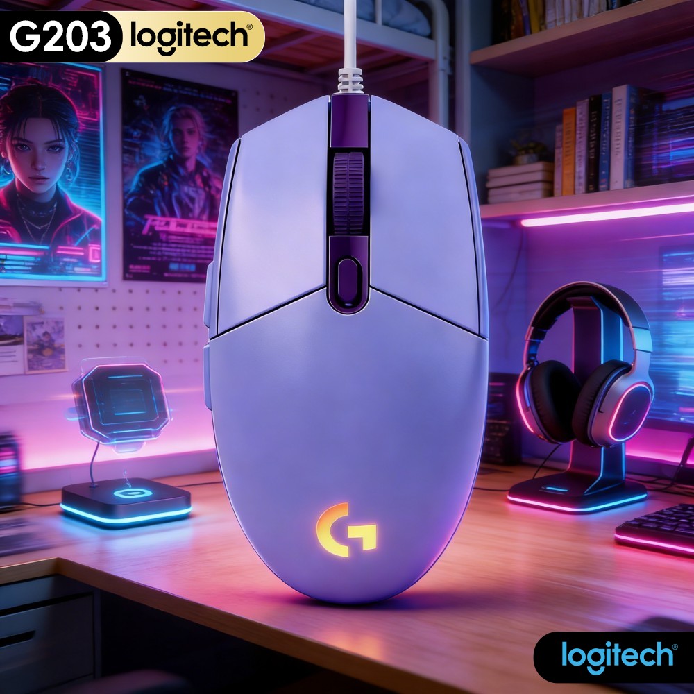 Logitech G203 Kablolu Oyun Mou - Logitech Mouse G203 incelemesi ve fiyatı